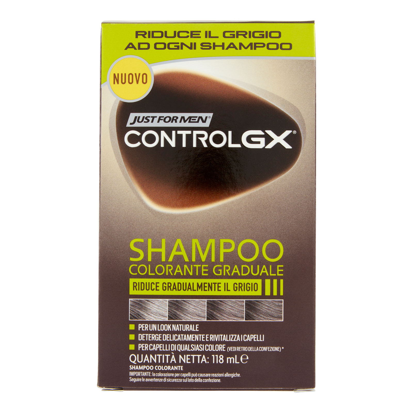 Control Gx Shampoo Colorante Graduale 118 ml