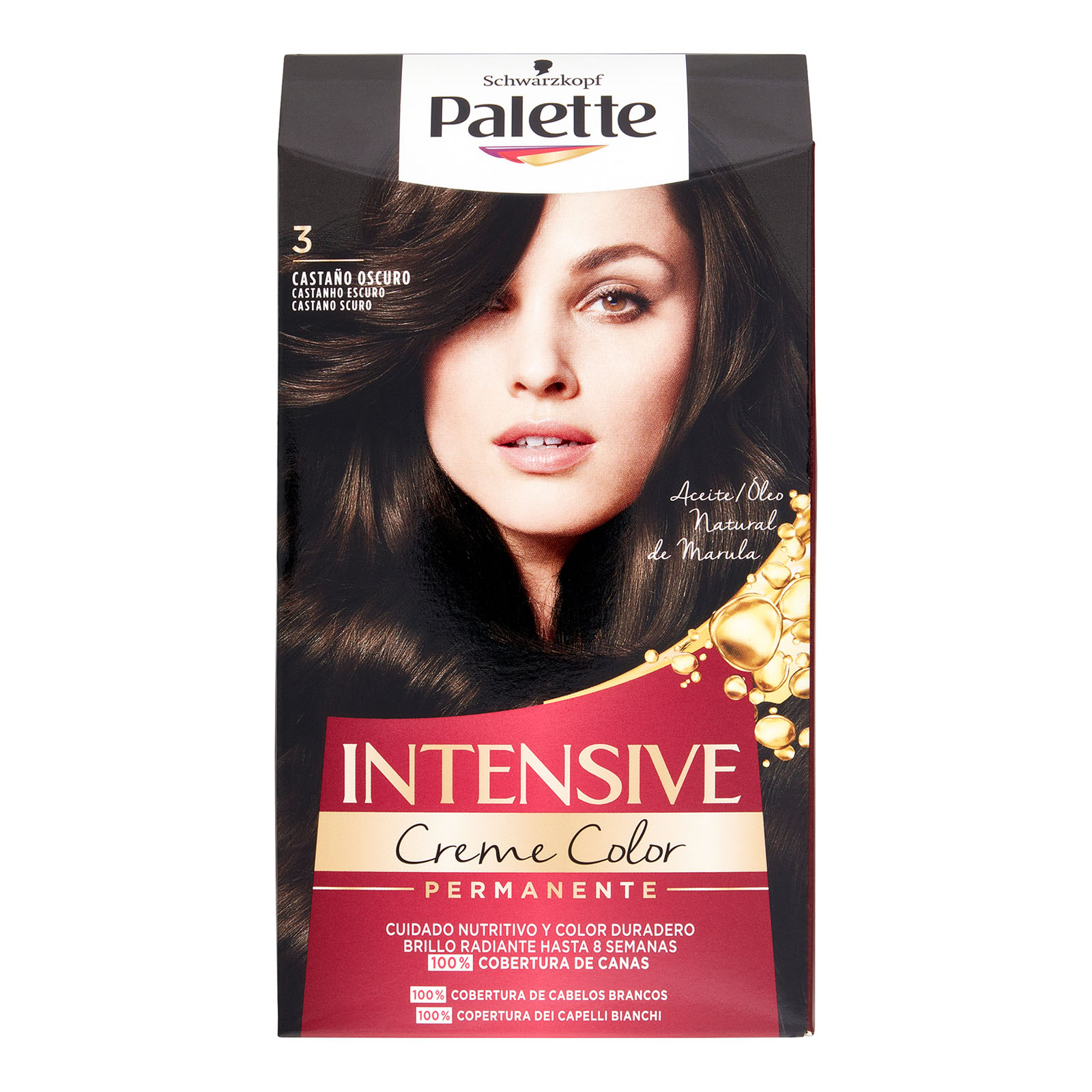 Intensive Creme Color Permanente 3 Castano Scuro