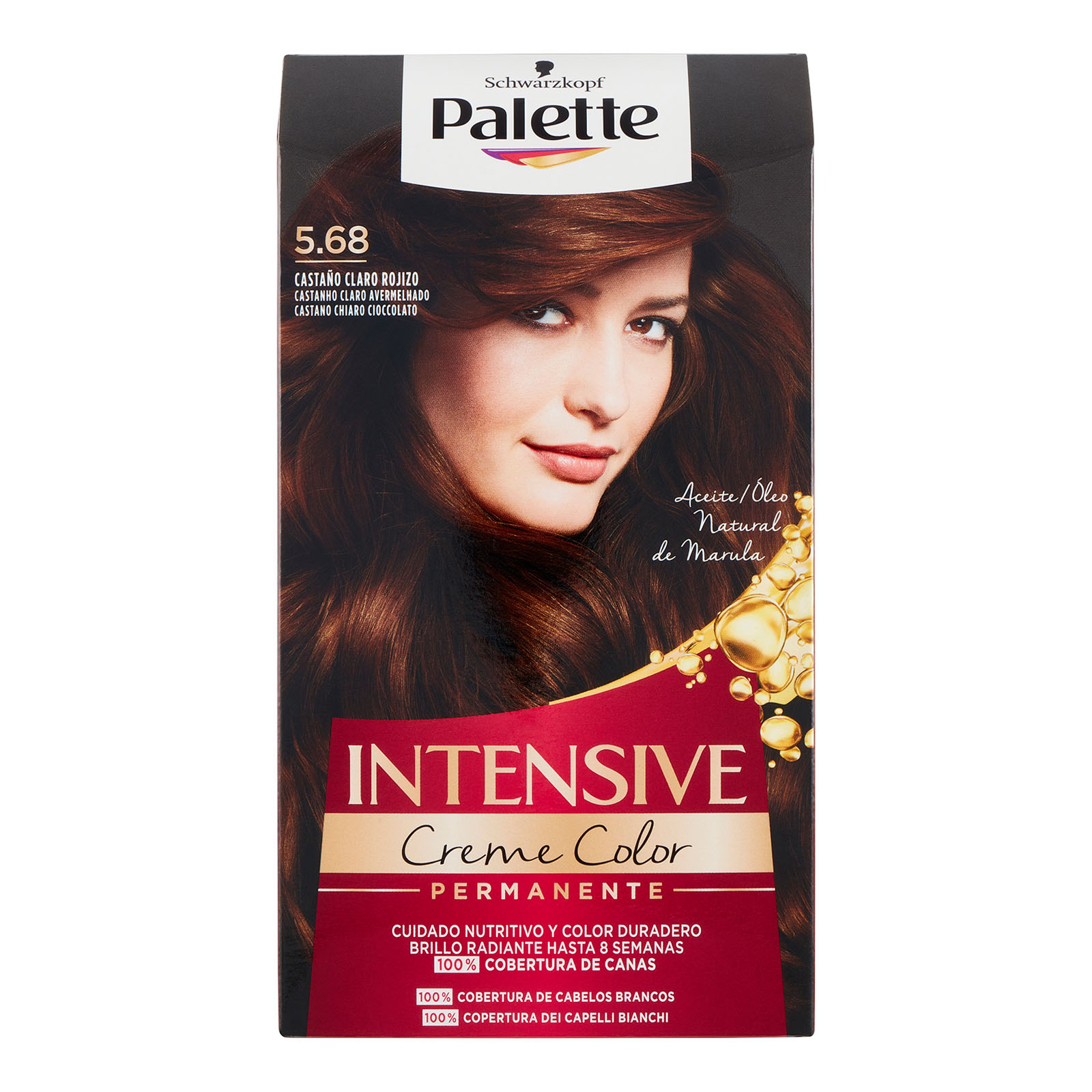 Intensive Creme Color Permanente 5.68 Castano