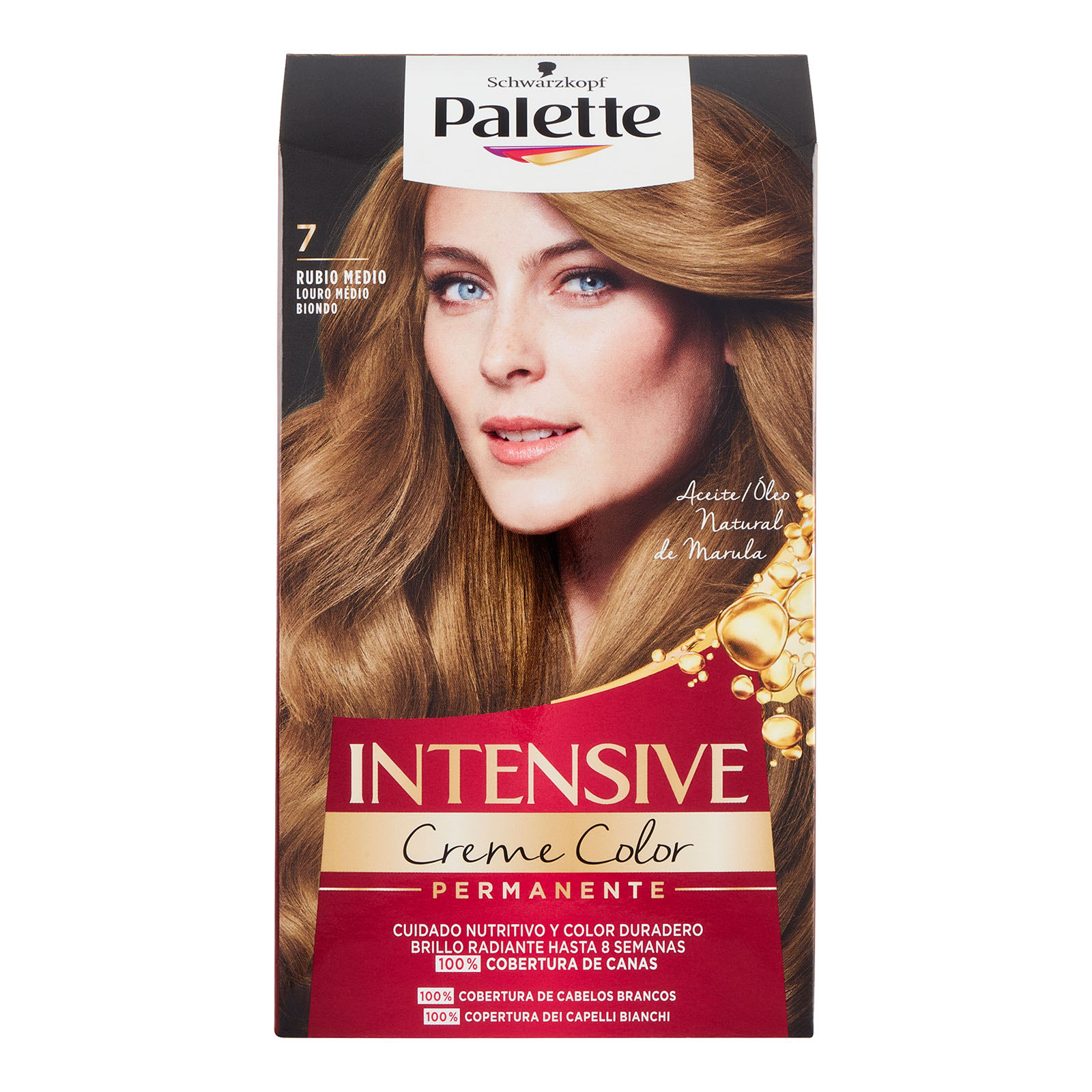 Intensive Creme Color Permanente 7 Biondo Luminoso