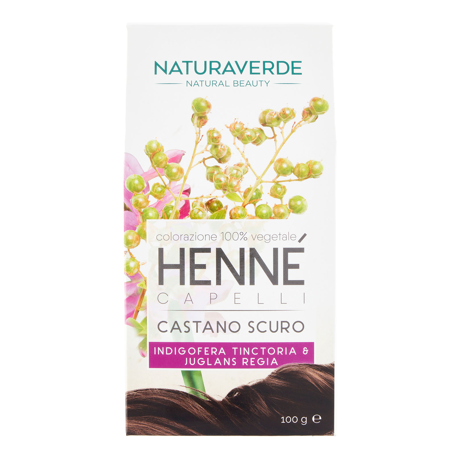 Colorazione 100% Vegetale Castano Scuro