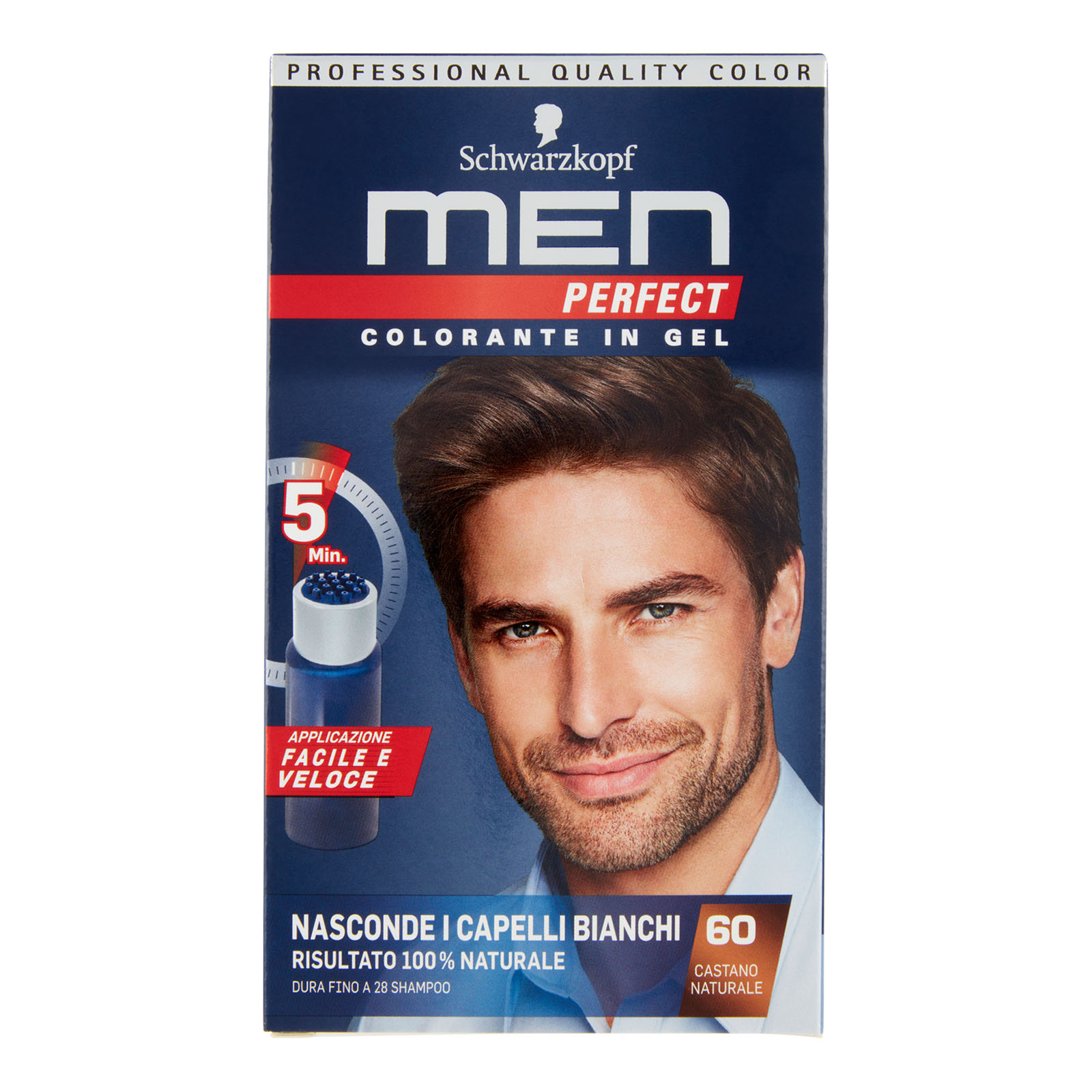 Men Perfect Colorante In Gel 60 Castano Naturale