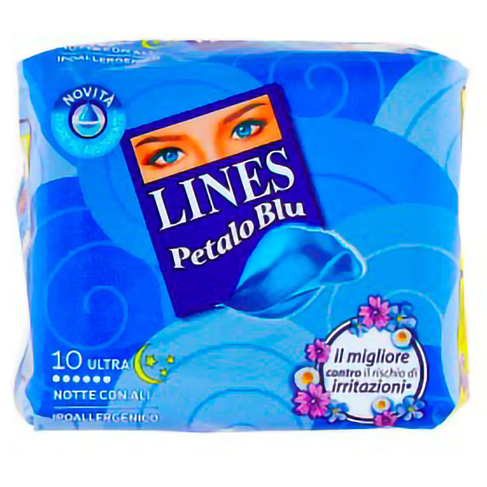 Petalo Blu Ultra Notte Con Ali 10 Pz