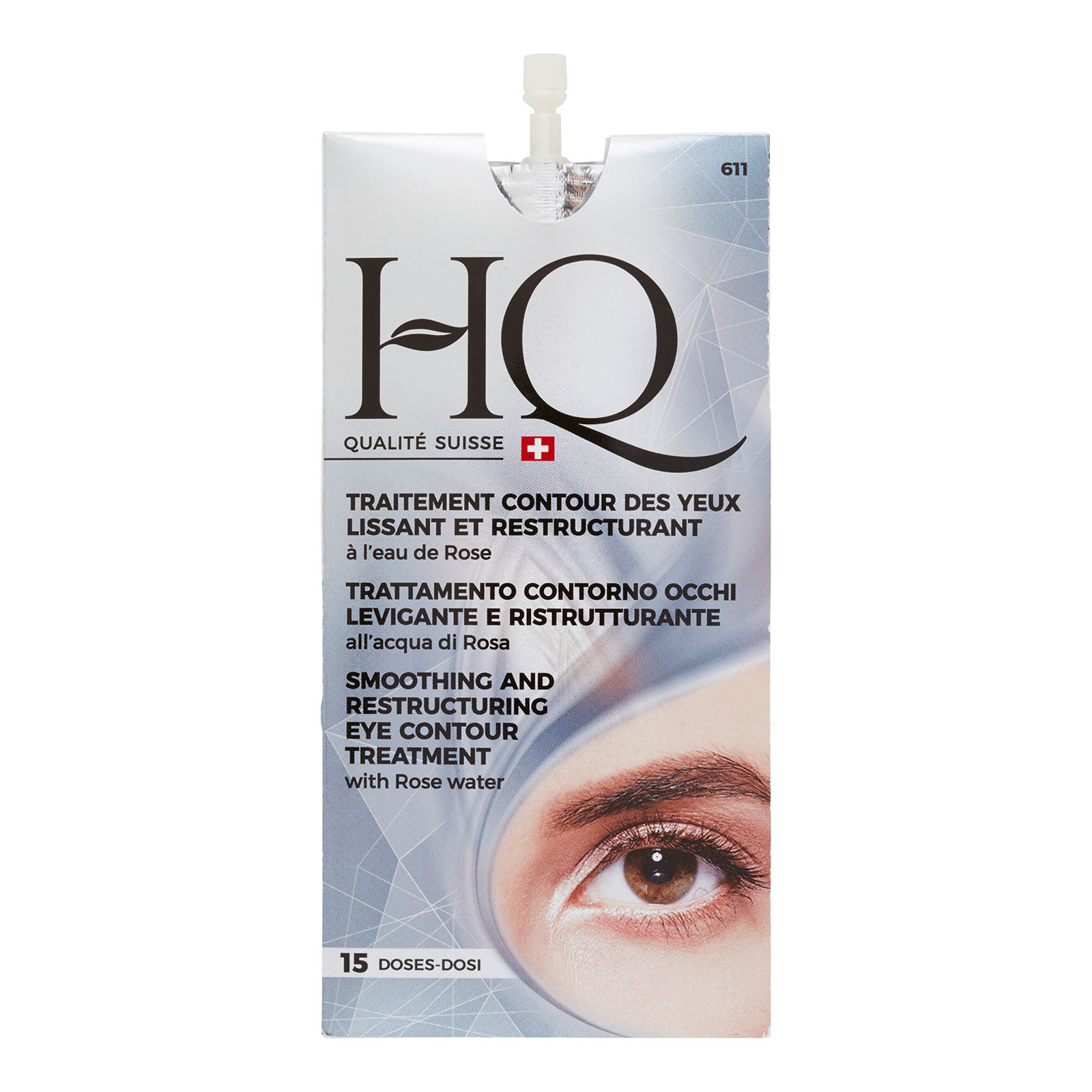 Hq Trattamento Contorno Occhi Levigante E Ristrutturante All'acqua Di Rosa 10 ml