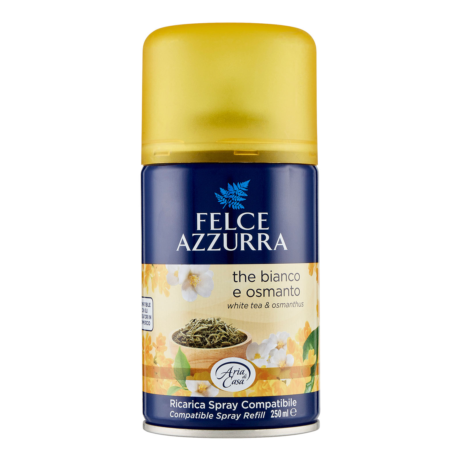 Aria Di Casa The Bianco E Osmanto Ricarica Spray Compatibile 250 ml