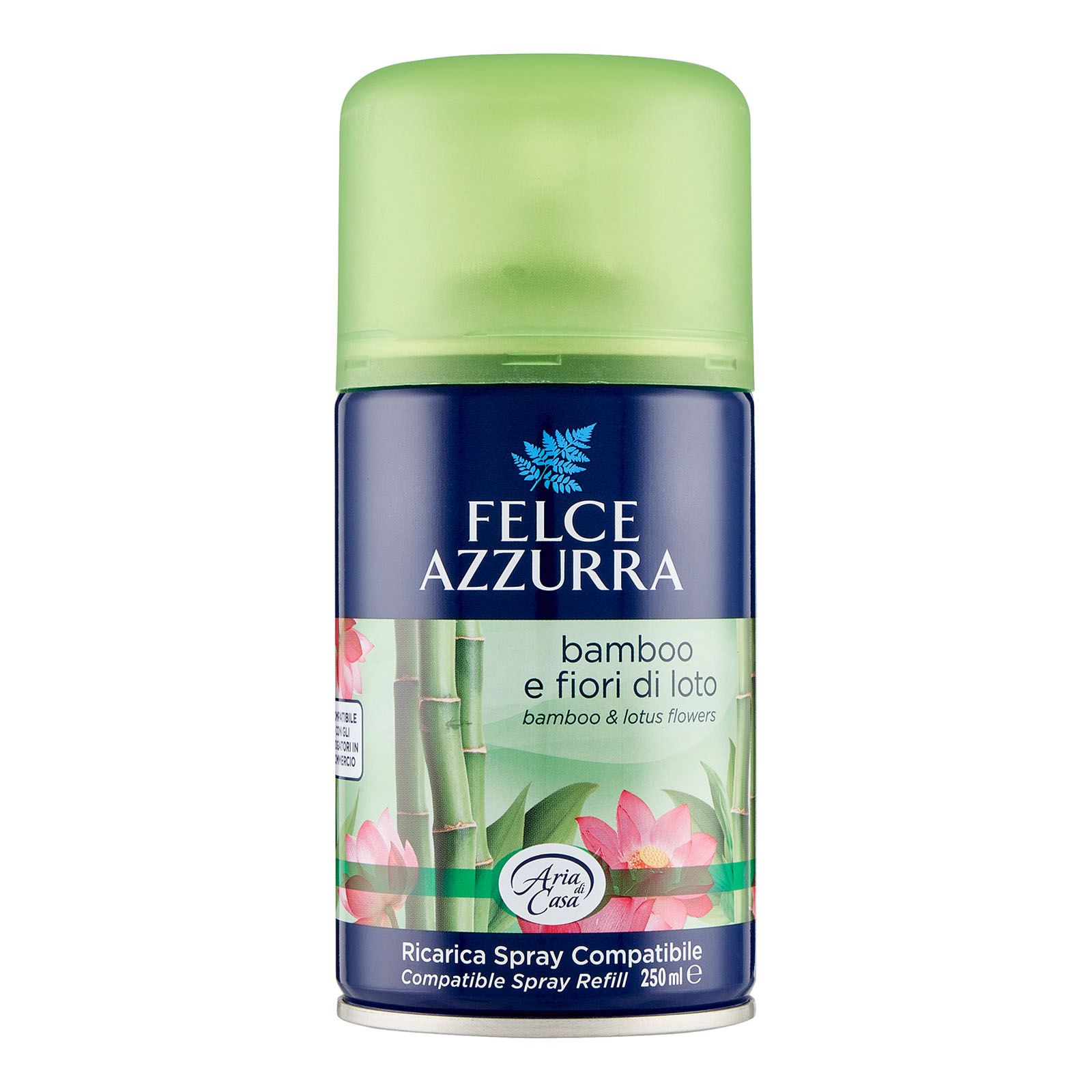 Aria Di Casa Bamboo E Fiori Di Loto Ricarica Spray Compatibile 250 ml