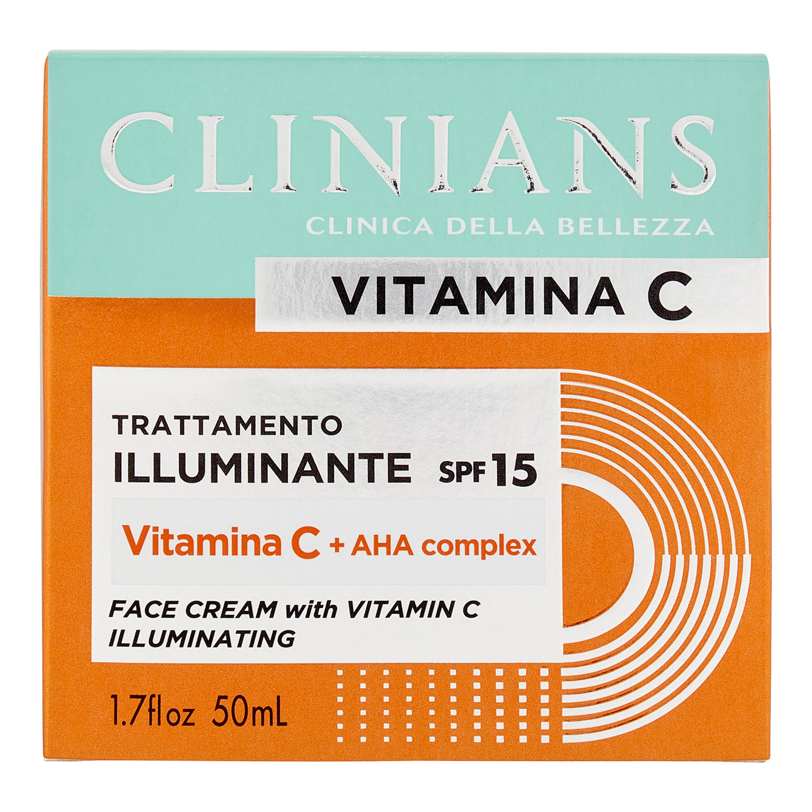Crema Viso Con Vitamina C Trattamento Illuminante Spf15 50 ml