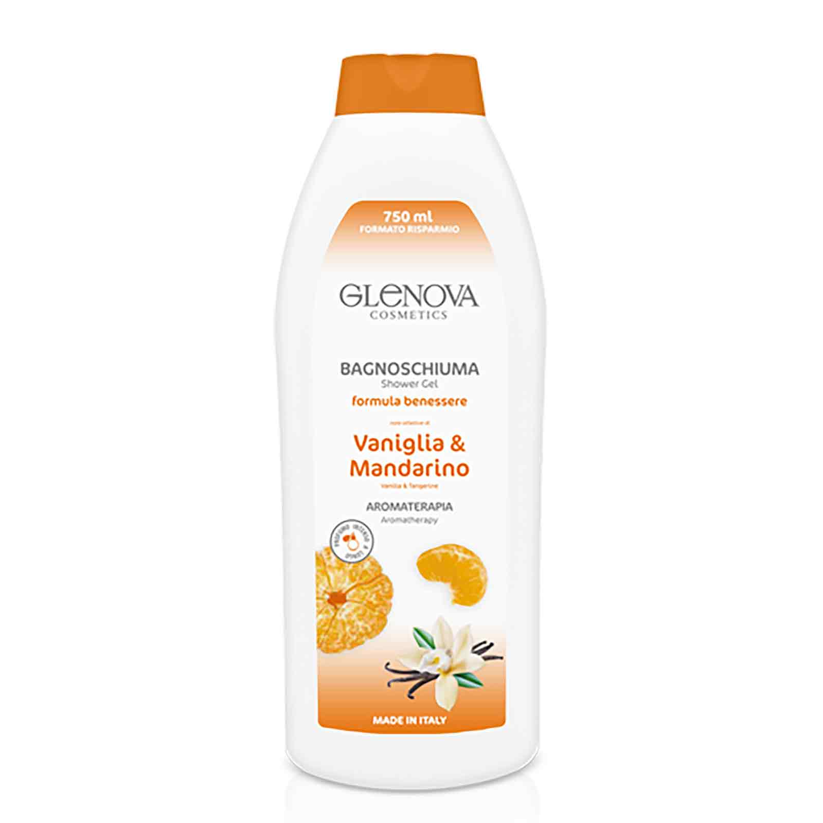 Bagnoschiuma alla vaniglia e mandarino