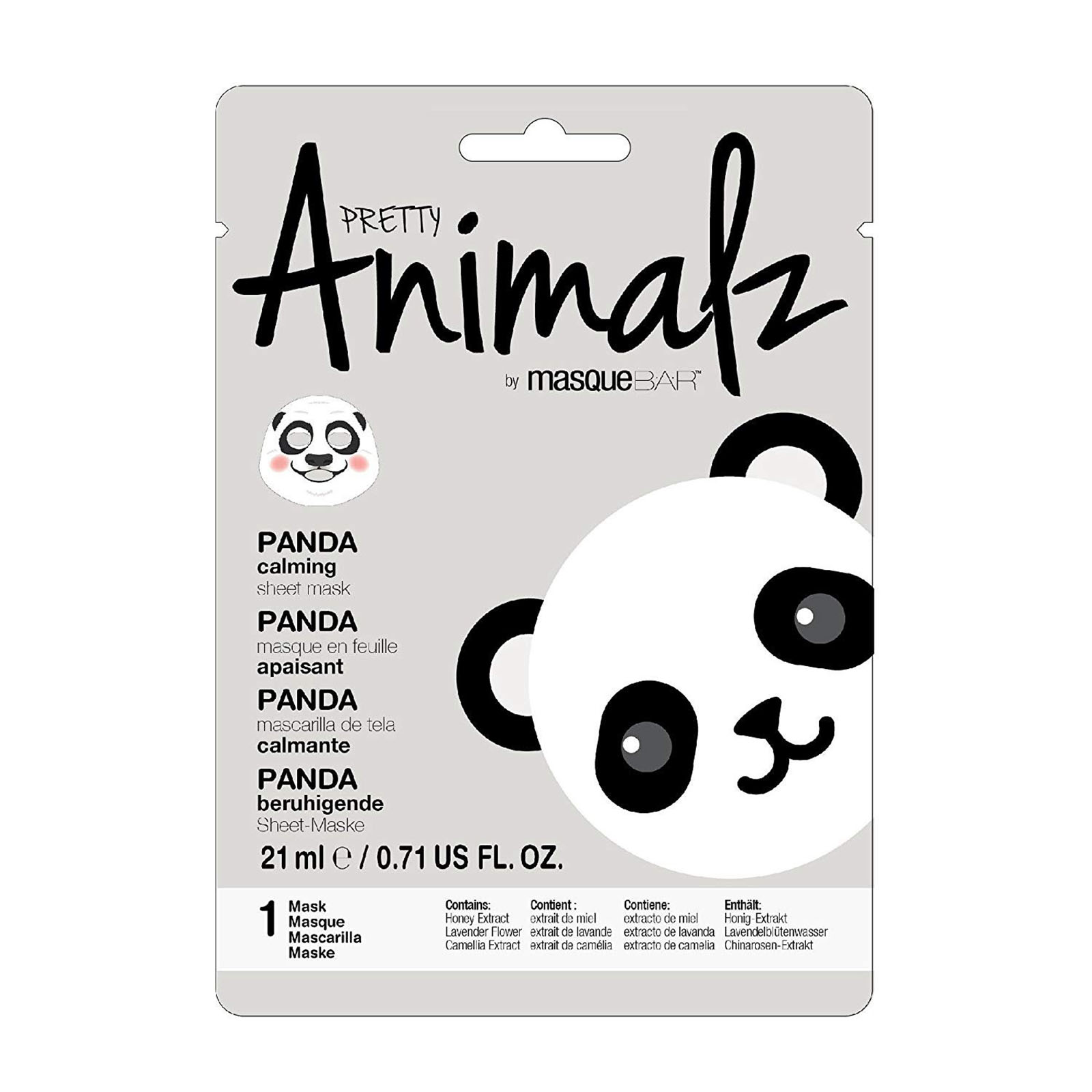 Masque bar Pretty Animalz Panda Sheet Mask