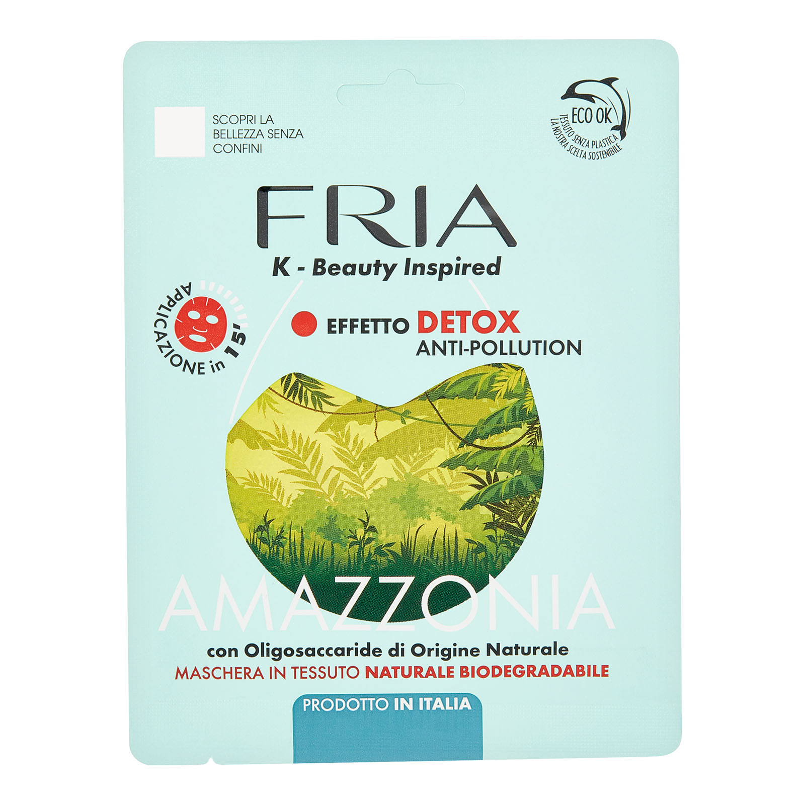 Maschera Viso Monofase Amazzonia Detox Anti-pollution
