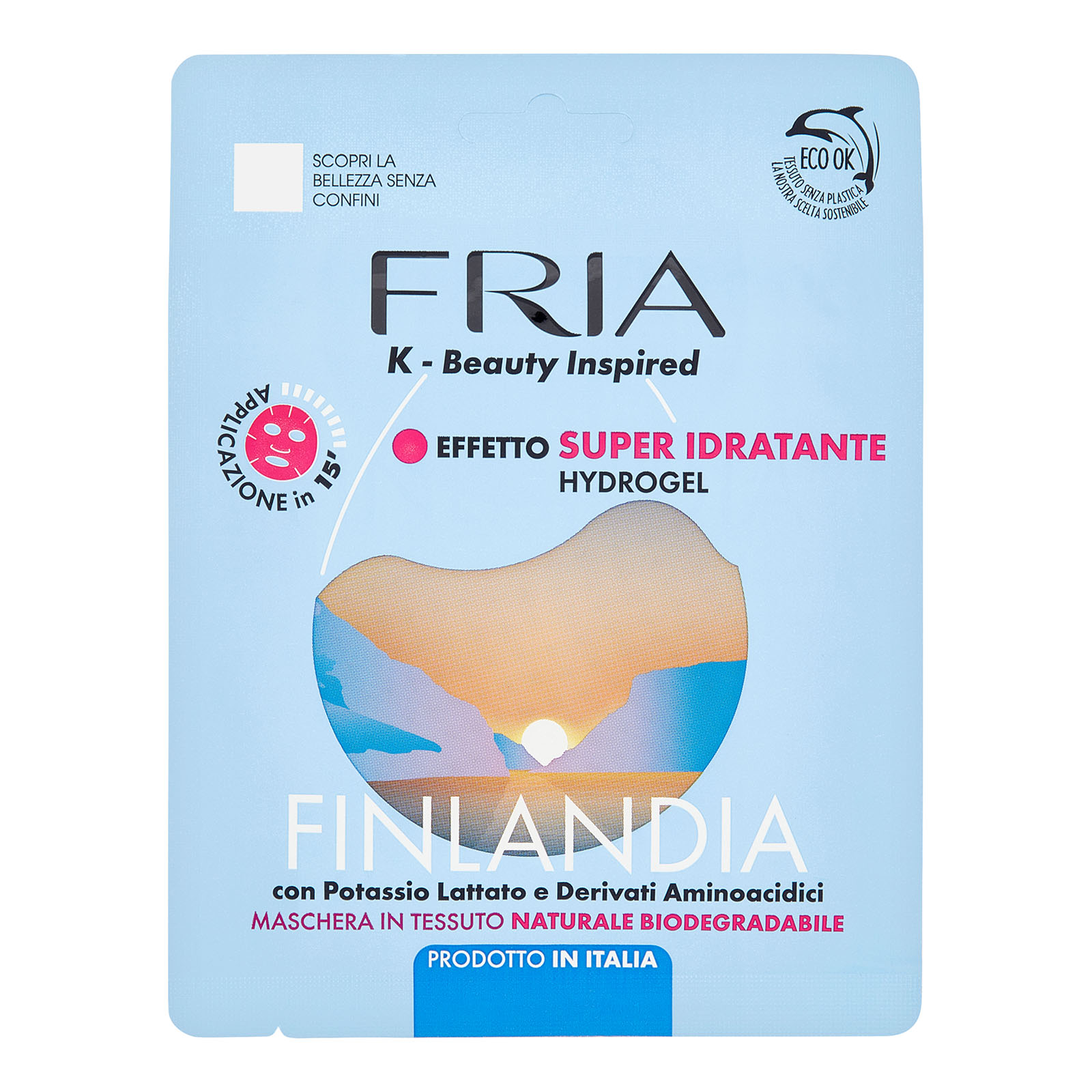 Fria Maschera Viso Monofase Finlandia Super Idratante Hydrogel