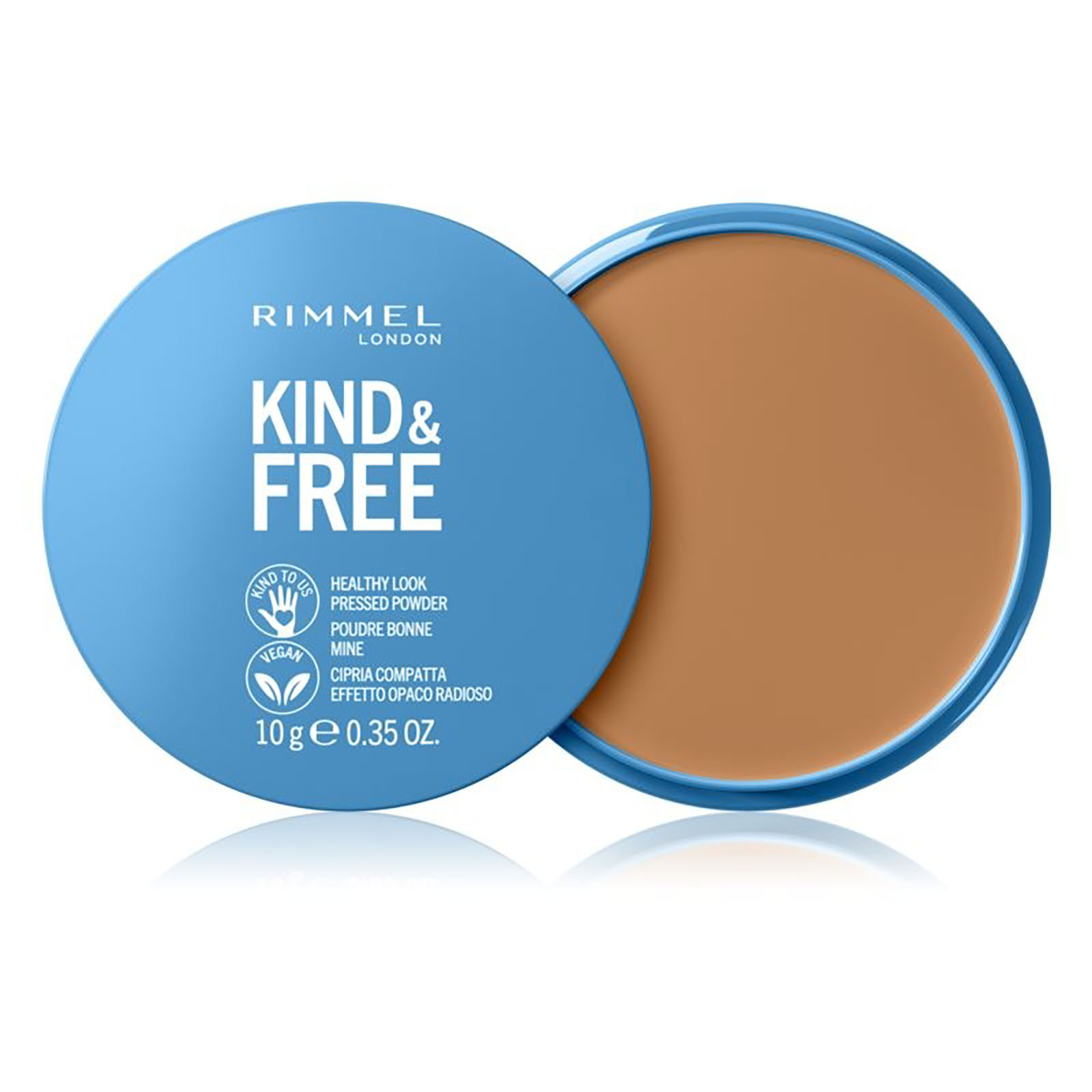 Kind & Free - Fondotinta Cipriato Opacizzante Rimmel cipria kind&free 40 tan