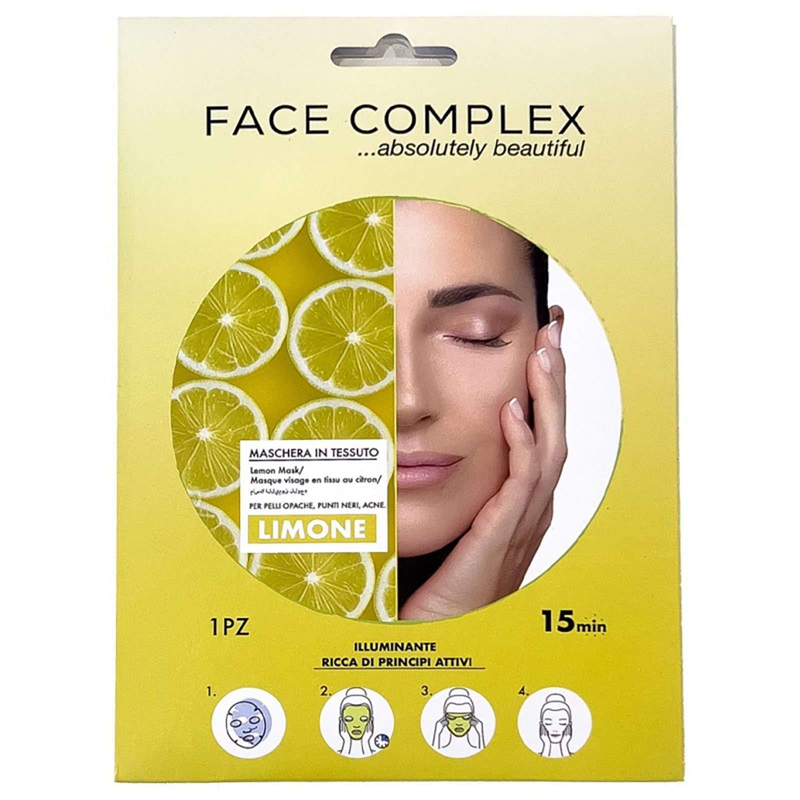 F COMPLEX MASK TESSUTO LIMONE - Immagine 4