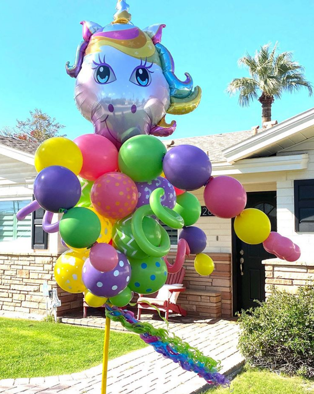 Happy Birthday Unicorn Balloon 