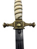 WW1 Imperial German 1902 Naval Dagger Damascus Blade with Ivory Grip Deluxe Fittings WKC
