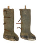 WW1 Imperial German Air Service Extreme Cold Weather Sheepskin Lined Flying Fug Boots