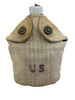 WW1 US AEF Canteen Carrier and Cup 1918 Dated