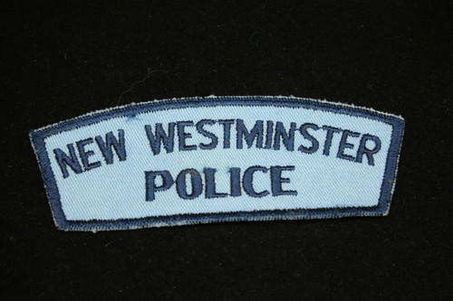 Canadian New Westminster British Columbia Police Patch 2