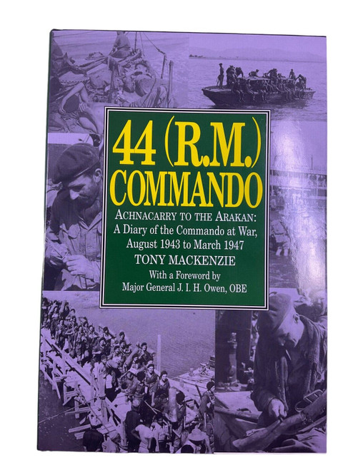WW2 British Royal Marines 44 Commando Hard Cover Reference Book