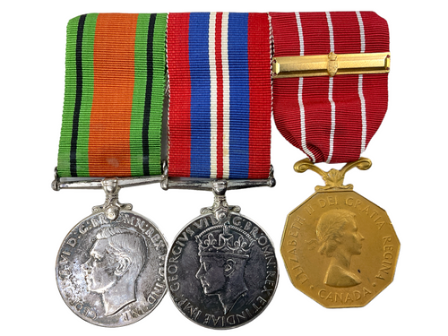 WW2 Canadian & Canadian Forces Decoration Medals CD RCAF RAF Cpl Sweetland