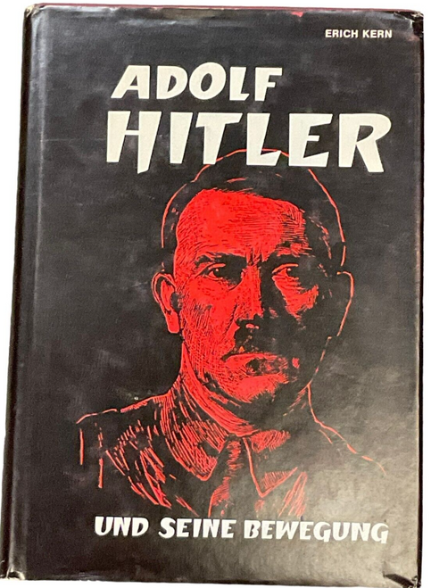 WW2 German Adolf Hitler and His Movement GERMAN TEXT Hardcover Reference Book