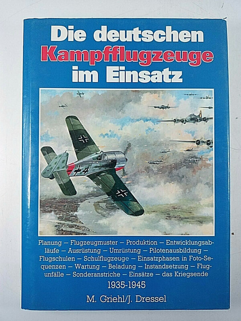 WW2 German Luftwaffe Aircraft In Action GERMAN TEXT Hardcover Reference Book