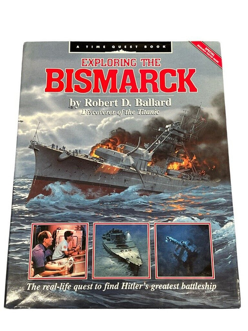 WW2 German Navy Kriegsmarine Exploring the Bismarck Hard Cover Reference Book