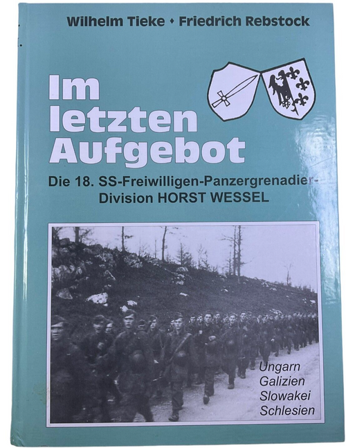 WW2 German 18th Panzer Grenadier Division GERMAN TEXT Hardcover Reference Book