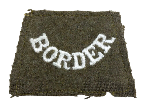 WW1 British BEF Border Regiment Slip On Shoulder Insignia Single