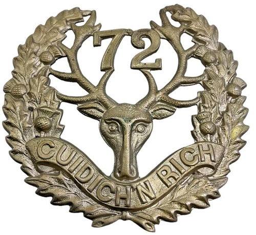 WW1 Canadian CEF 72nd Battalion Cap Badge