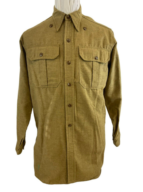 WW2 Canadian Army Wool Other Ranks Shirt 1945 Dated