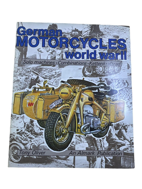 WW2 German Motorcycles of WW2 Almark Softcover Reference Book