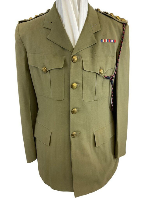 Canadian RCOC Officers Korean War Tropical Worsted Jacket with Wartime Service