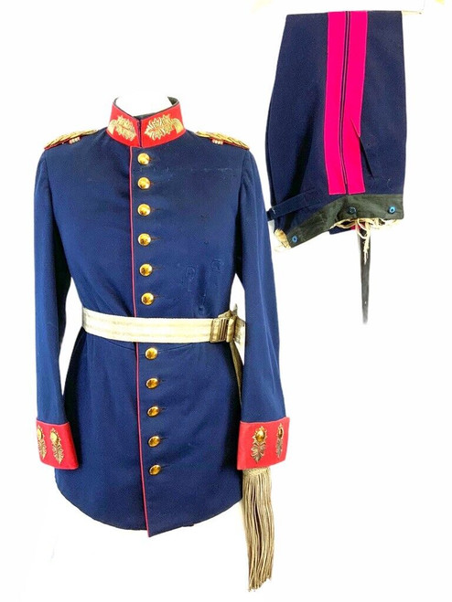 WW1 Imperial German Prussian Generals Tunic Sash and Trousers Engineer Officer