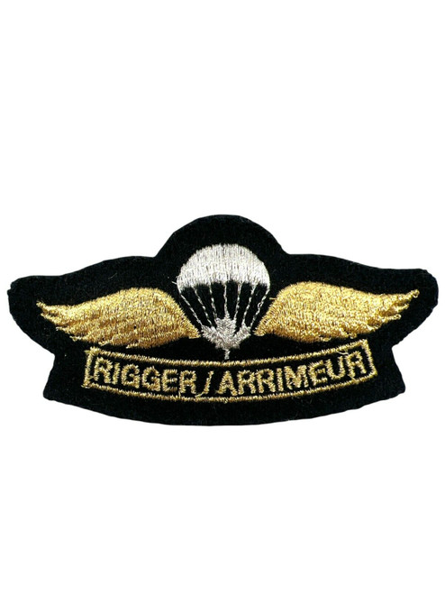 Canadian Forces Airborne Rigger Mylar Wing Insignia