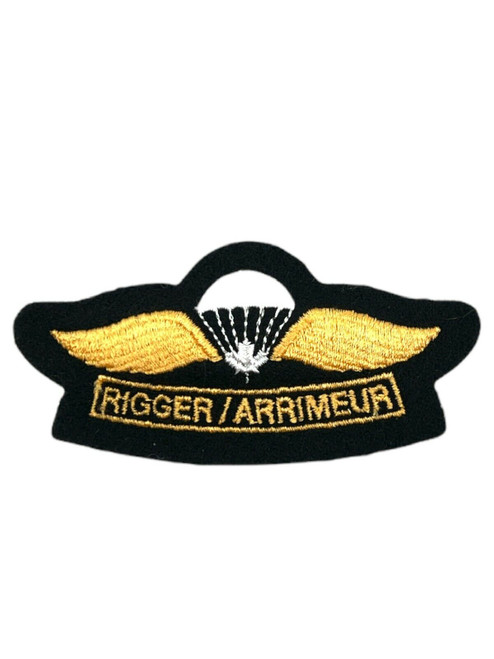 Canadian Forces Airborne Rigger Cotton Wing Insignia