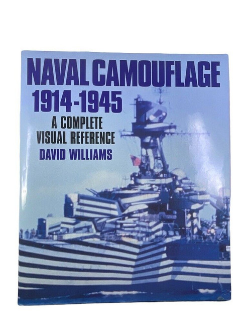 WW1 WW2 British US German Navy Naval Camouflage 1914-1945 HC Reference Book