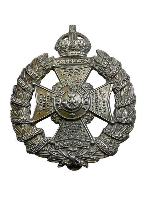 WW2 British Rifle Brigade Cap Badge