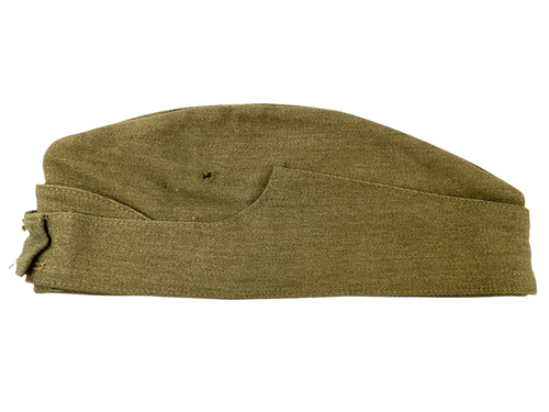 WW2 Canadian Wedge Cap Named & C Broad Arrow Marked