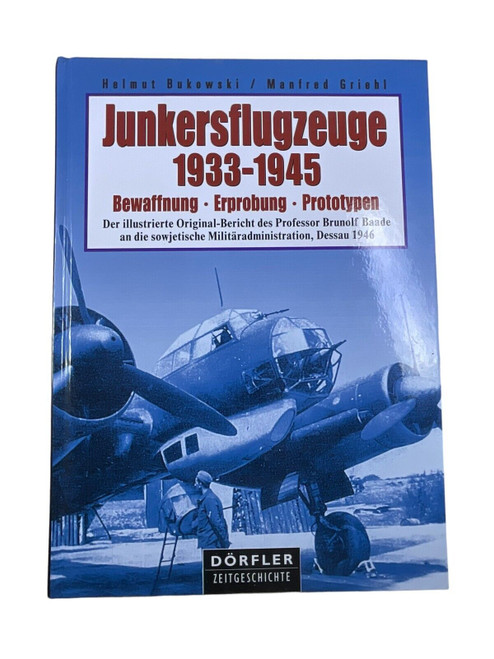 WW2 German Luftwaffe Junker Bombers GERMAN TEXT Hardcover Reference Book