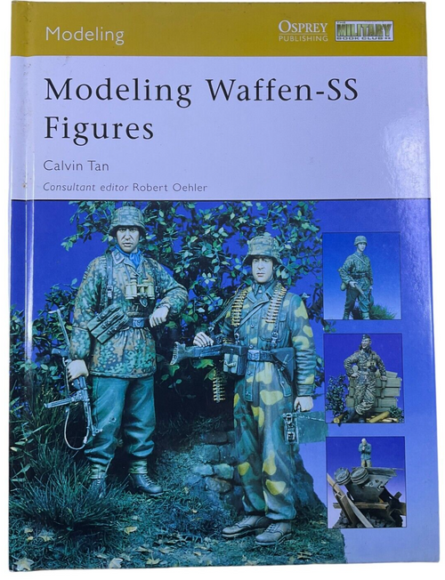 WW2 German Modeling Waffen Figures Osprey Hardcover Reference Book