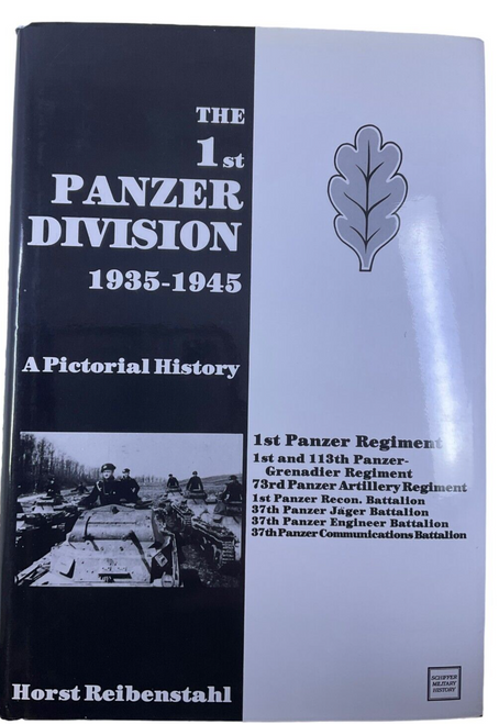 WW2 German The 1st Panzer Division 1935 to 1945 Horst Reibenstahl Reference Book
