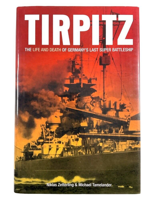 WW2 German Kriegsmarine Navy Battleship Tirpitz Hard Cover Reference Book