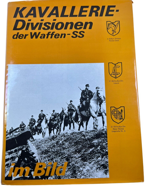 WW2 German SS Cavalry Division in Pictures GERMAN TEXT Hardcover Reference Book
