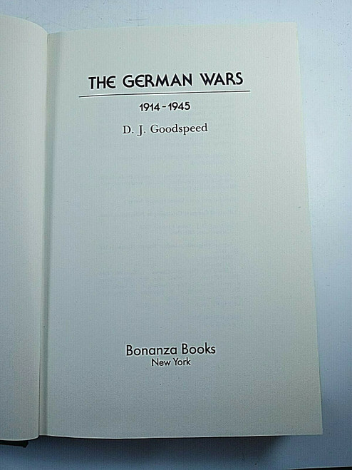 WW1 WW2 The German Wars 1914 to 1945 Reference Book