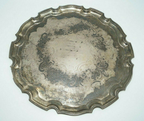 WW2 Era Canadian RHLI Officer In Memory Presentation Silver Plated Plate Named