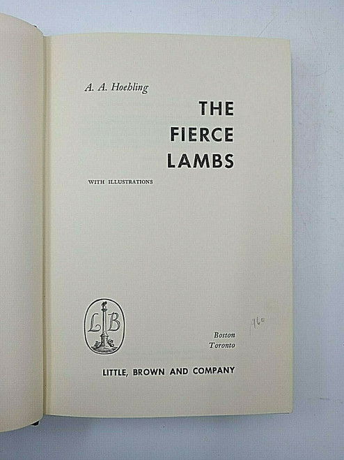 WW1 US AEF The Fierce Lambs with Illustrations Reference Book