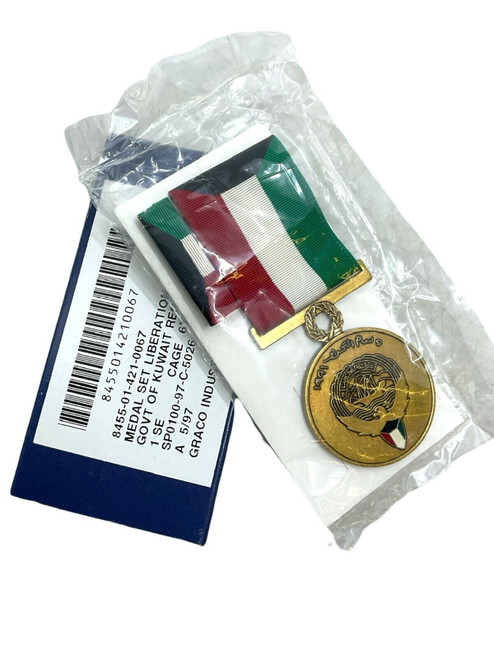 US Army Issue Kuwait Liberation Medal Full Size US Issue NIB
