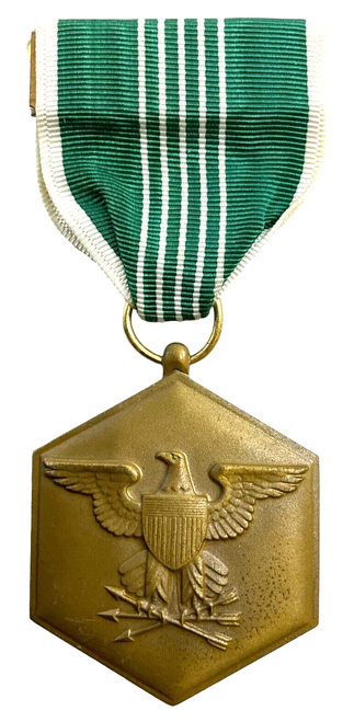 WW2 US For Military Merit Medal & Ribbon Named Paul R Brown