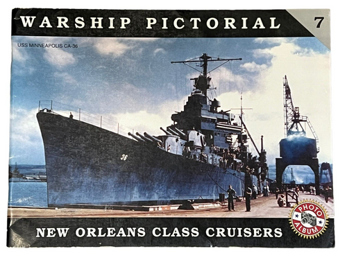 WW2 US Navy New Orleans Class Cruisers Warship Pictorial SC Reference Book